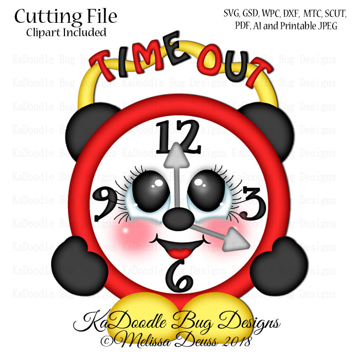 Shoptastic Cuties - Time Out Clock Cutie - Click Image to Close
