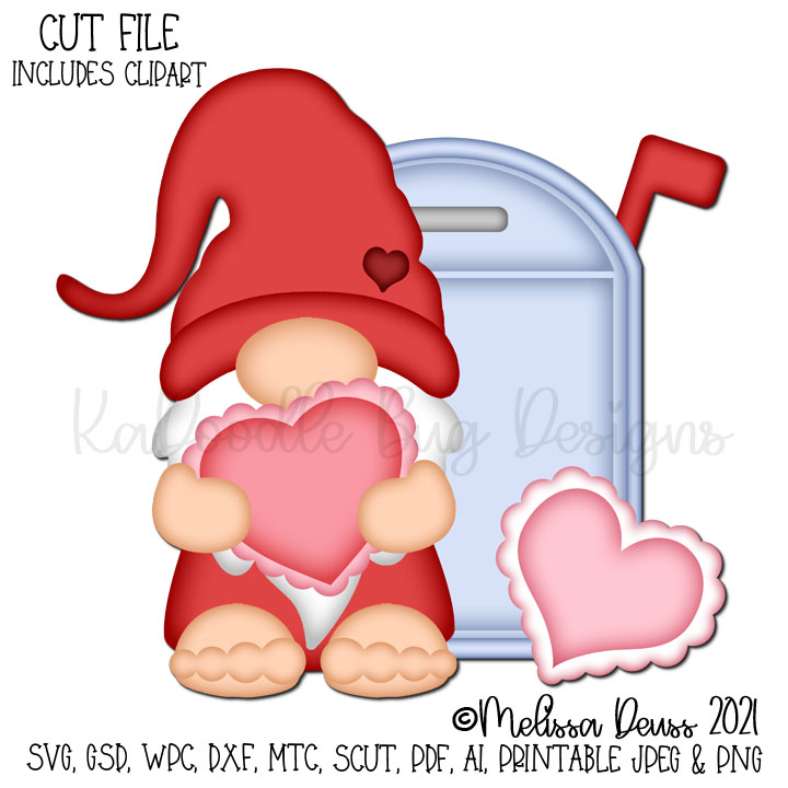 Valentine Mailbox Gnome