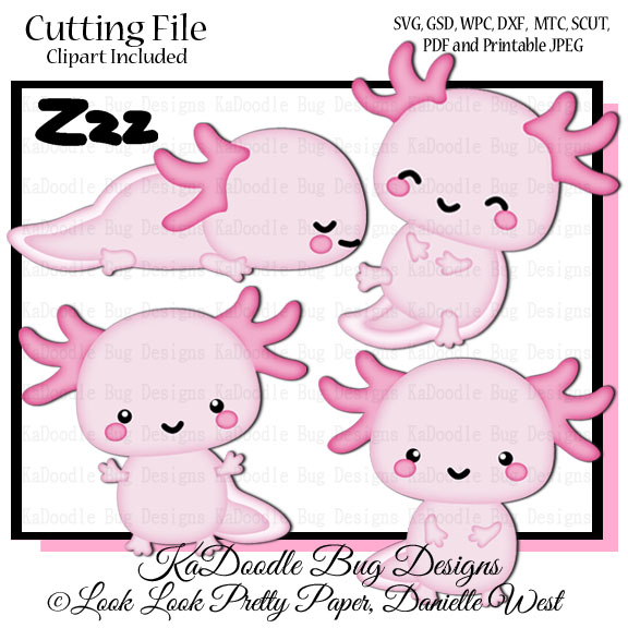 Cutesy Axolotls - Click Image to Close