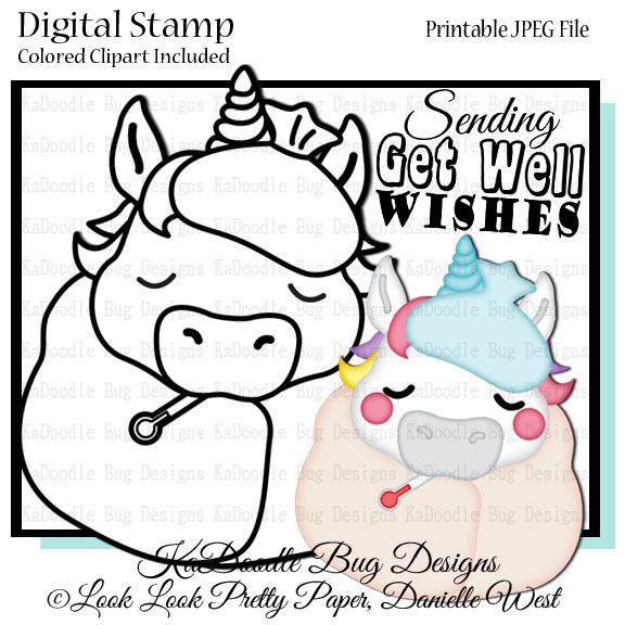 DS Get Well Unicorn - Click Image to Close