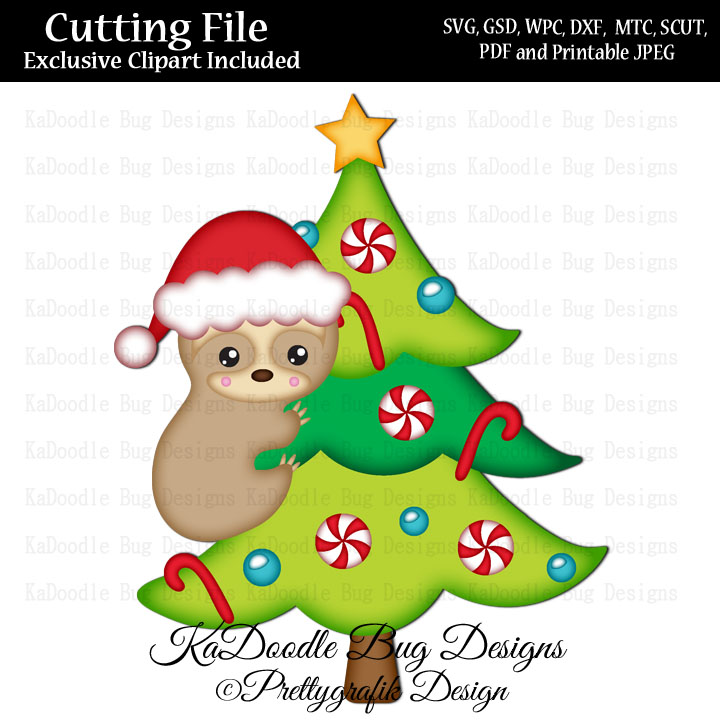PG Christmas Tree Sloth - Click Image to Close