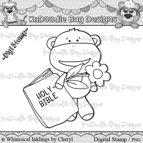 DS Bible Sock Monkey - Click Image to Close