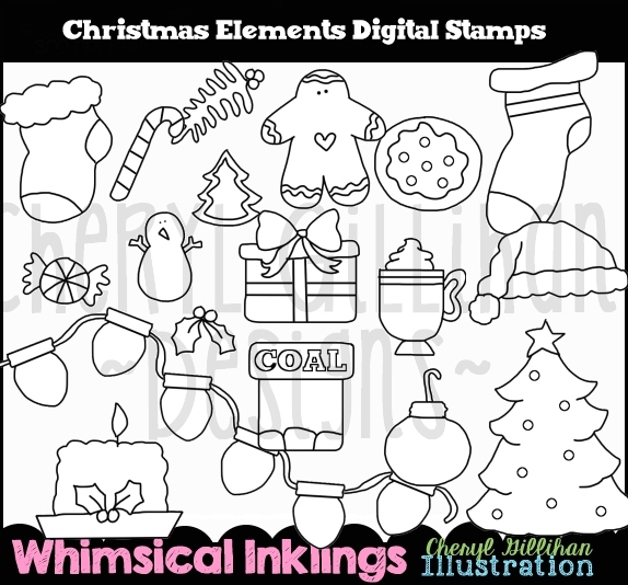 DS Christmas Elements - Click Image to Close