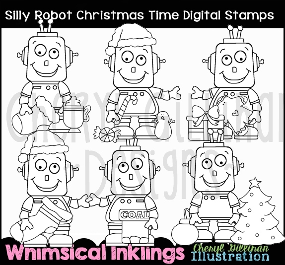 DS Christmas Silly Robot - Click Image to Close