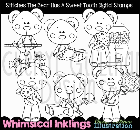 DS Stitches Bear Sweet Tooth - Click Image to Close