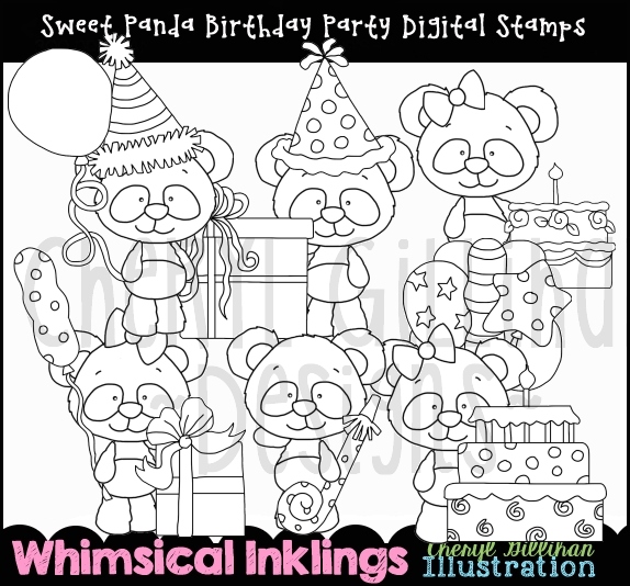 DS Sweet Panda Birthday - Click Image to Close