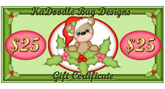 $25 Gift Certificate - Click Image to Close