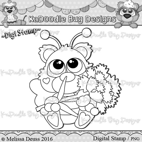 DS Cutie KaToodles - Bumble Bear Flower - Click Image to Close