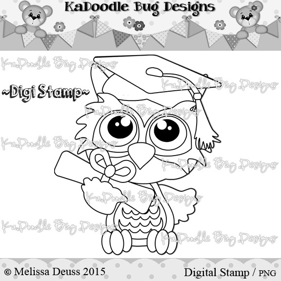 DS Cutie KaToodles - Graduation Owl - Click Image to Close