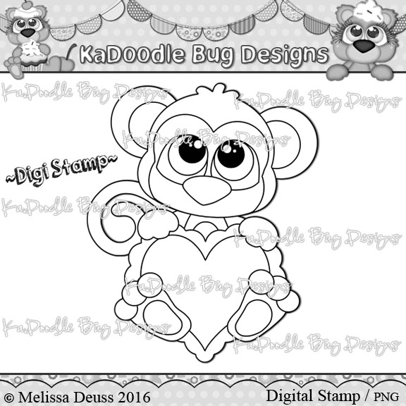 DS Valentine Monkey