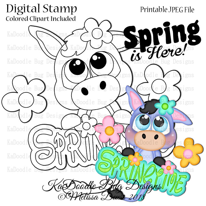 DS Springtime Donkey - Click Image to Close