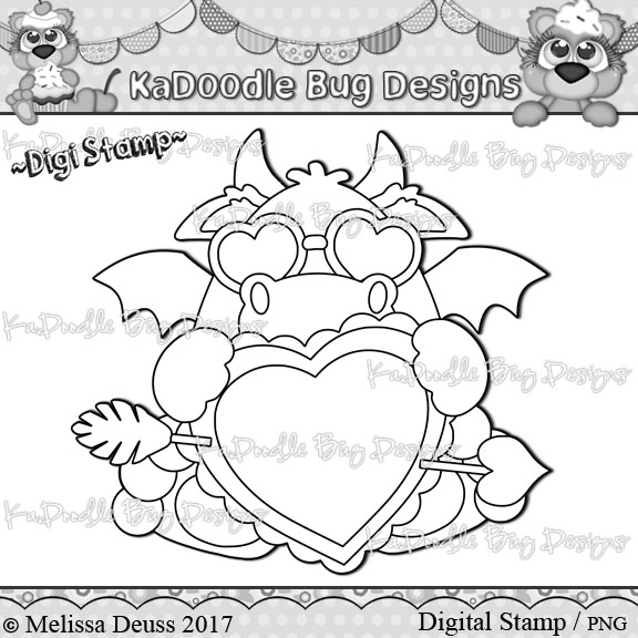 DS Eggie Buddies - Valentine Dragon