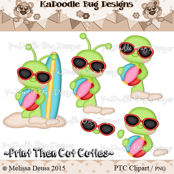 PTC Cutie KaToodles - Beachy Cricket - Click Image to Close