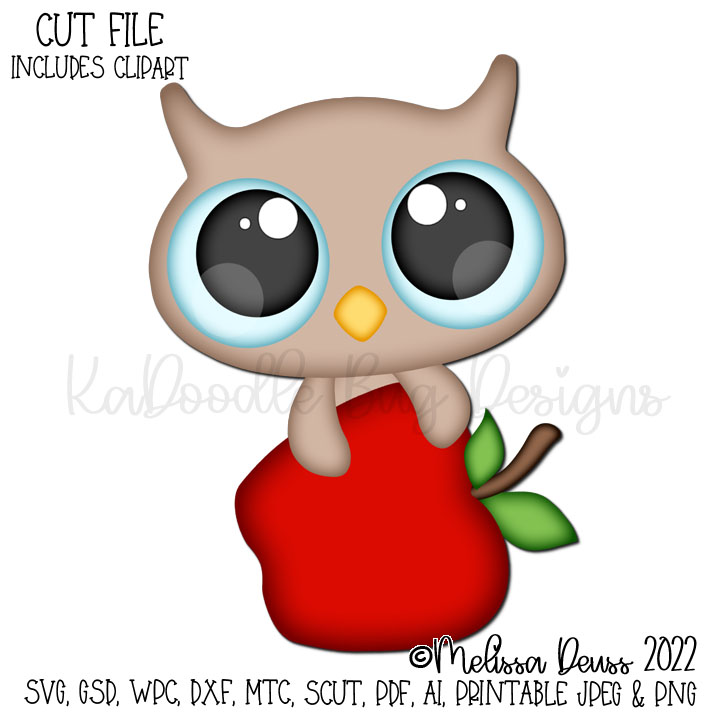 Apple Owl Peeker - Click Image to Close
