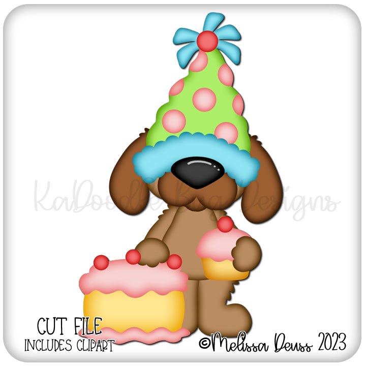 Gnomie Friends - Birthday Cake Scruffy - Click Image to Close