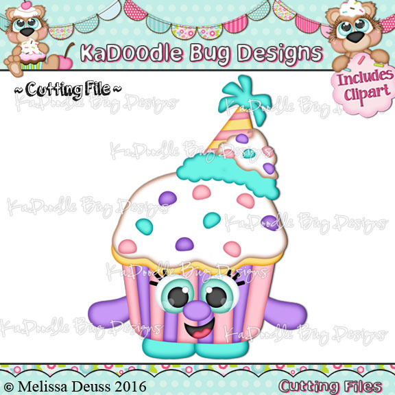 Shoptastic Cuties - Birthday Cupcake Cutie - Click Image to Close