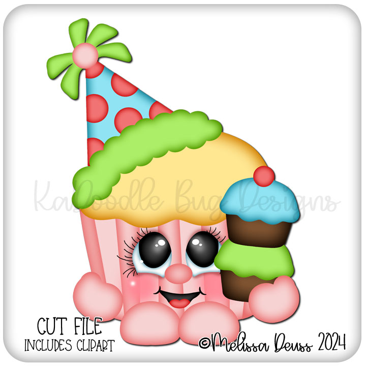 Shoptastic Cuties - Birthday Party Cupcake Cutie - Click Image to Close