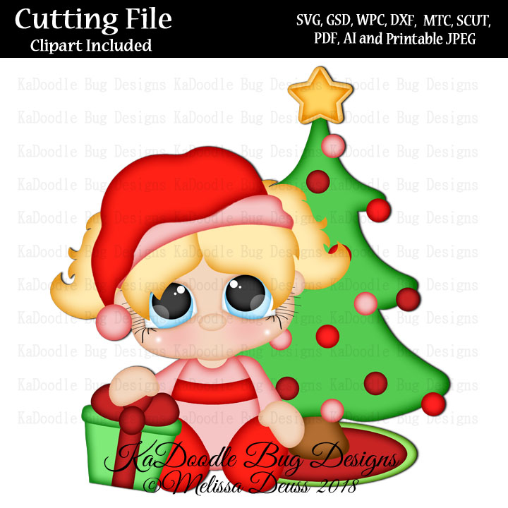 Charmkin Cuties - Christmas Tree Girl - Click Image to Close