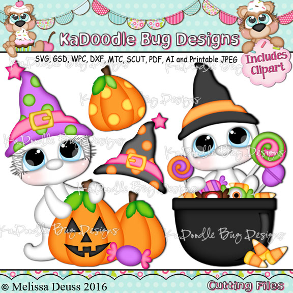 Charmkin Cuties - Ghost Candy - Click Image to Close
