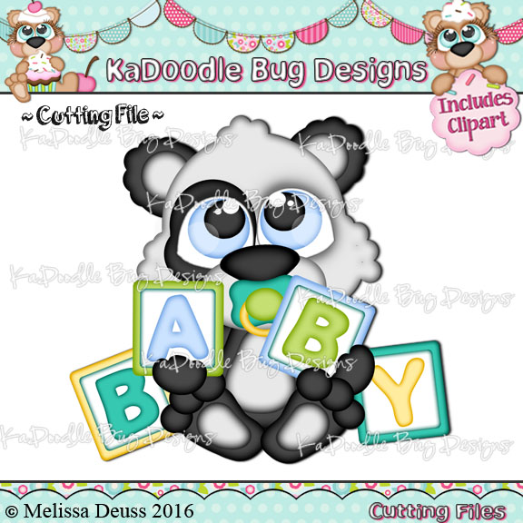 Cutie KaToodles - Baby Block Panda
