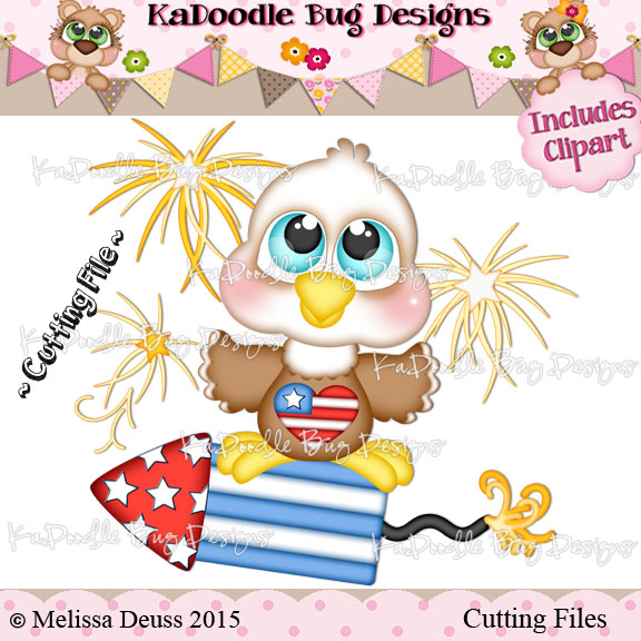 Cutie KaToodles - Bald Eagle - Click Image to Close