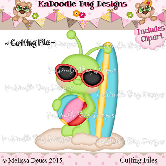 Cutie KaToodles - Beachy Cricket - Click Image to Close