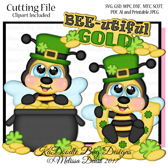 Cutie KaToodles - Bee-utiful Gold - Click Image to Close
