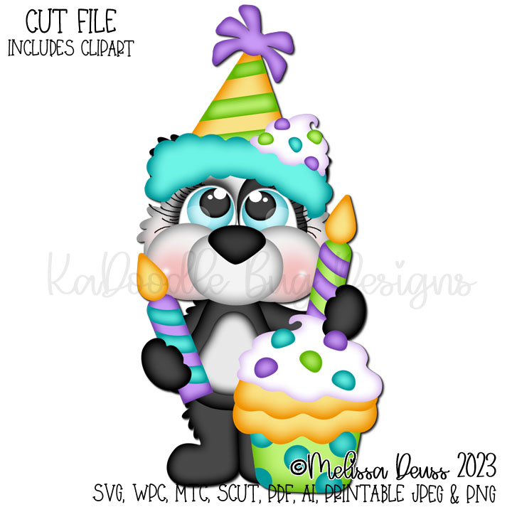 Cutie KaToodles - Birthday Cupcake Panda - Click Image to Close