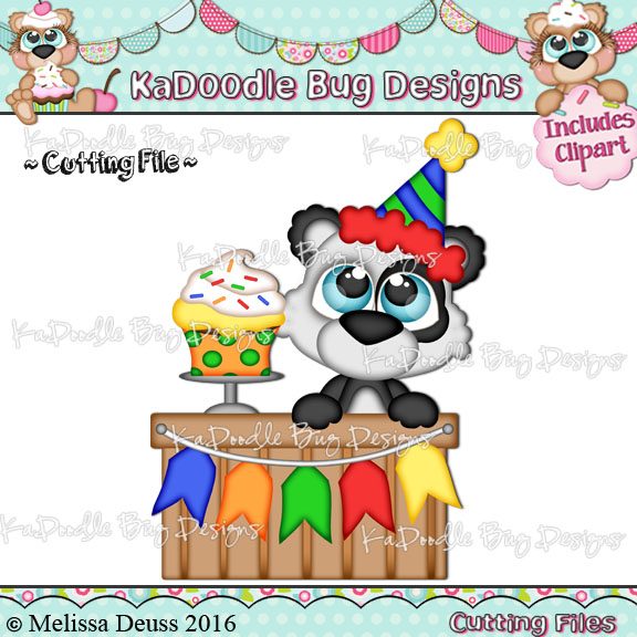 Cutie KaToodles - Birthday Stand Panda