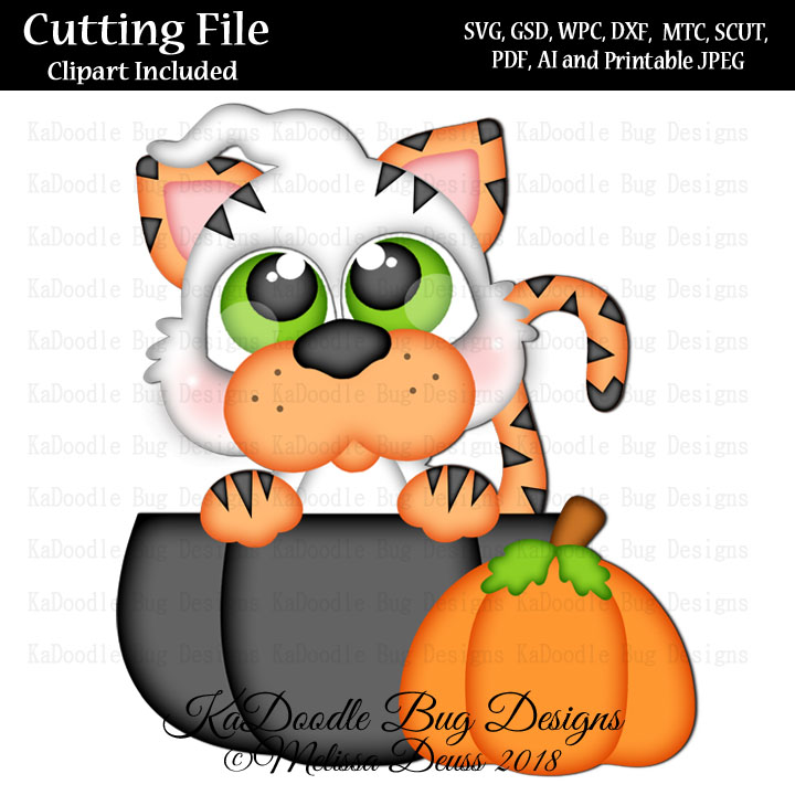 Cutie KaToodles - Boo Tiger Peeker - Click Image to Close