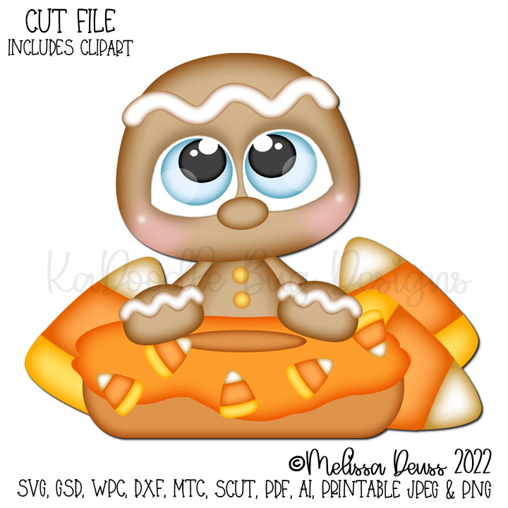 Cutie KaToodles - Candy Corn Donut Ginger - Click Image to Close