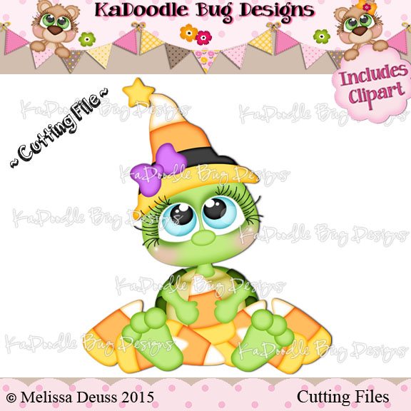 Cutie KaToodles - Candy Corn Turtle