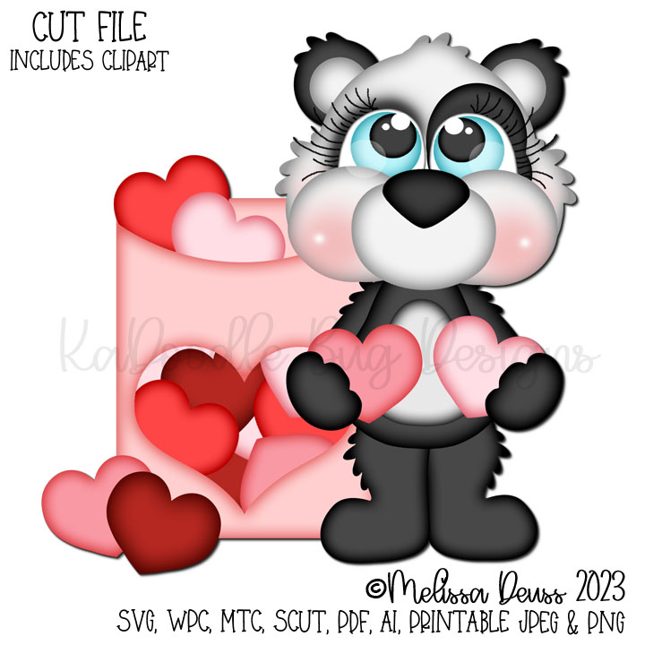 Cutie KaToodles - Candy Hearts Panda