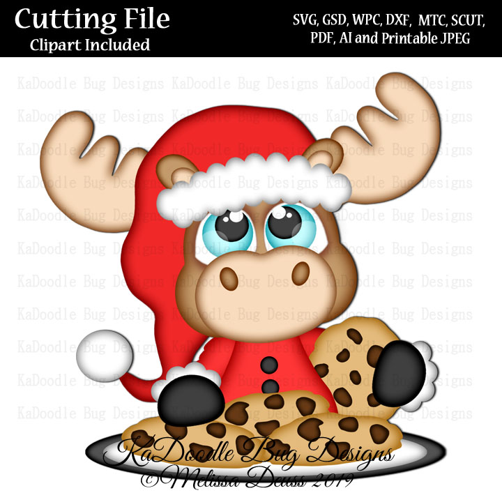 Cutie KaToodles - Christmas Cookie Moose