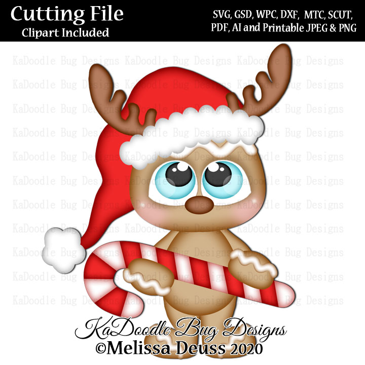 Cutie KaToodles - Christmas Deer Ginger - Click Image to Close