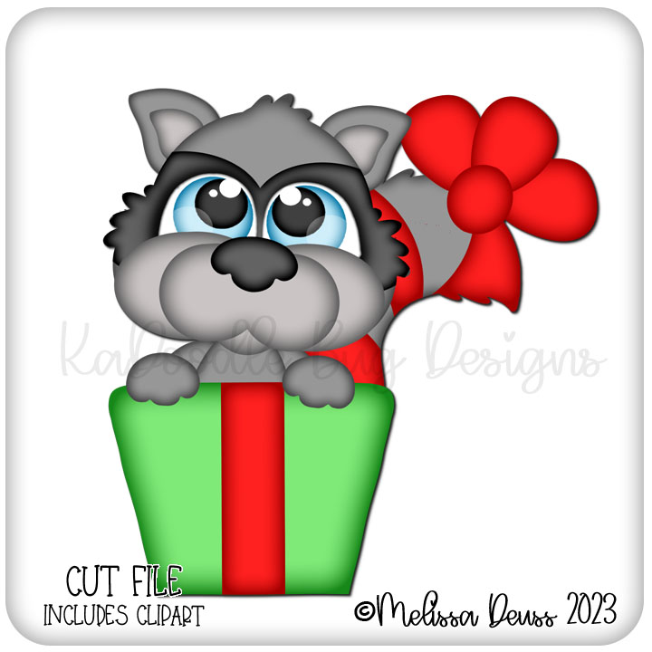 Cutie KaToodles - Christmas Gift Raccoon