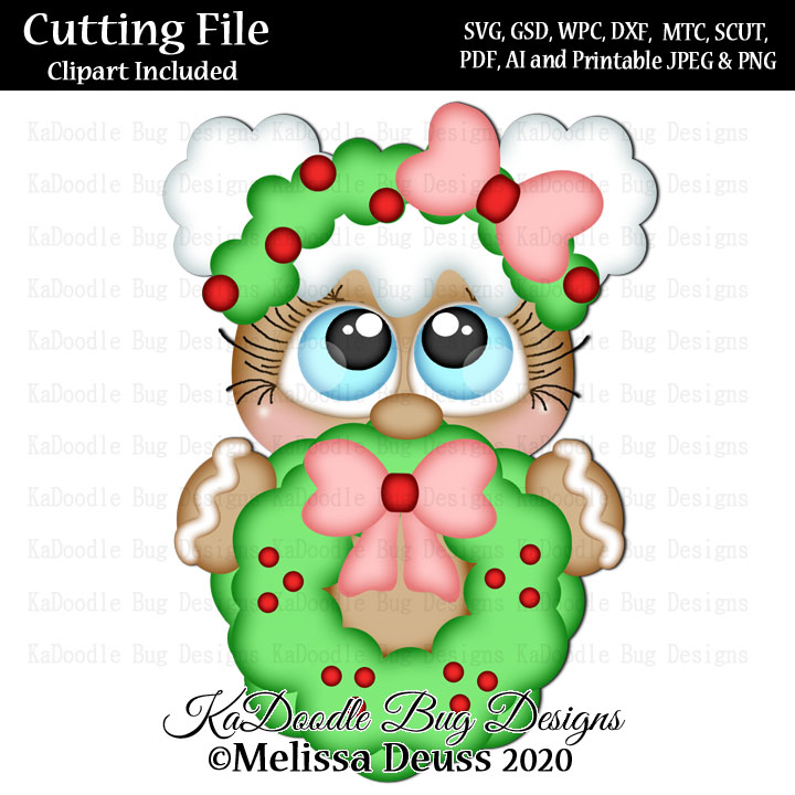 Cutie KaToodles - Christmas Wreath Ginger