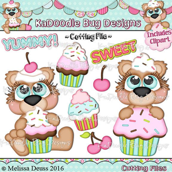 Cutie KaToodles - Cupcake Bears