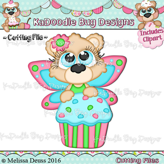 Cutie KaToodles - Cupcake Fairy Bear - Click Image to Close