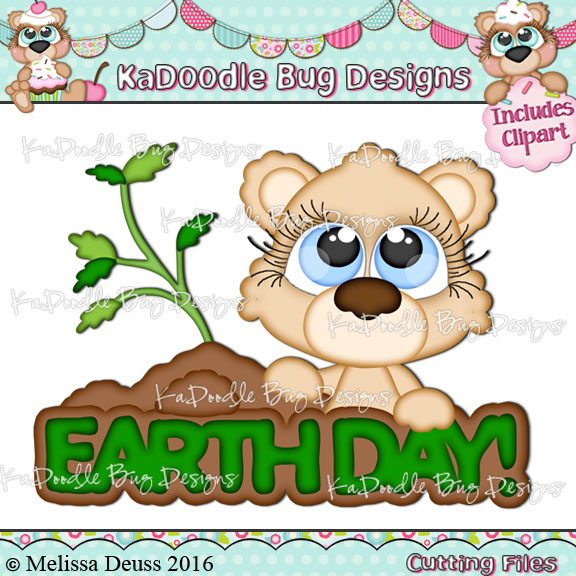 Cutie KaToodles - Earth Day Bear