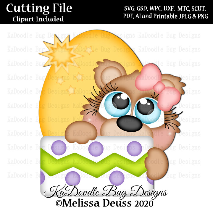 Cutie KaToodles - Golden Egg Bear - Click Image to Close