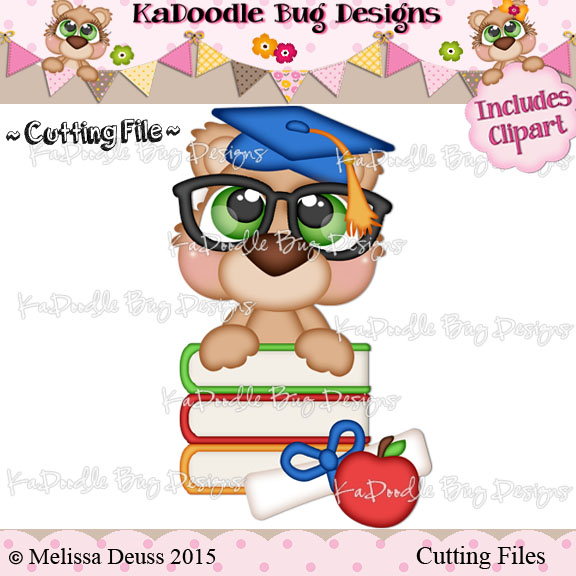 Cutie KaToodles - Graduate Bear - Click Image to Close