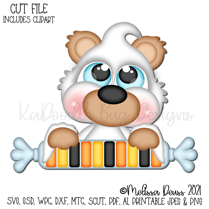 Cutie KaToodles - Halloween Candy Ghost Bear