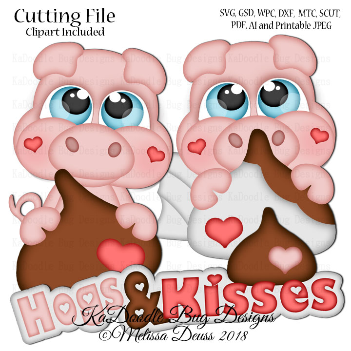 Cutie KaToodles - Hogs and Kisses - Click Image to Close