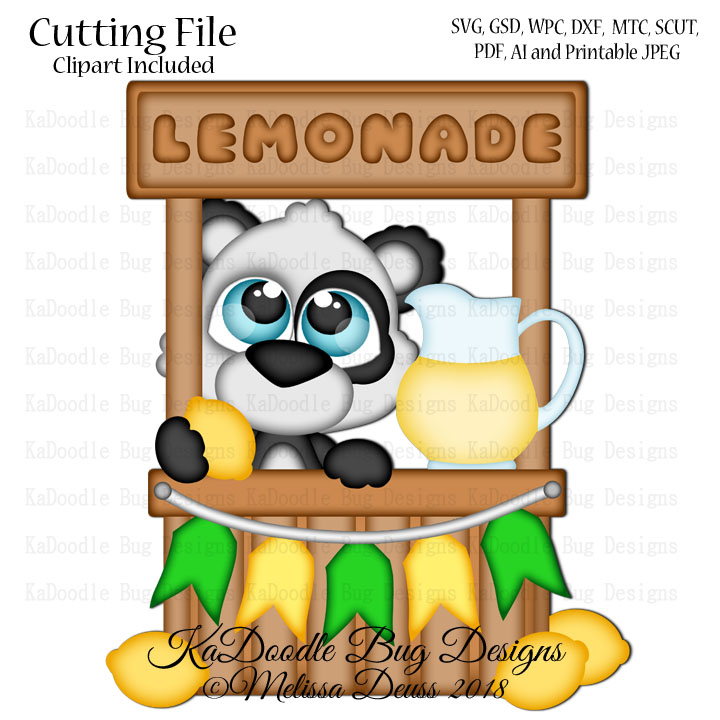 Cutie KaToodles - Lemonade Stand Panda - Click Image to Close
