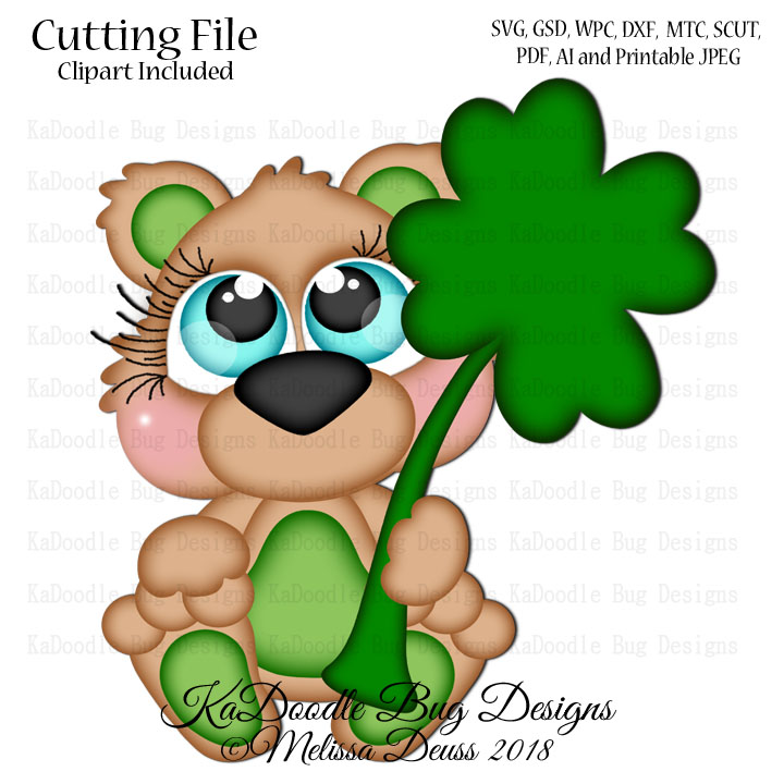 Cutie KaToodles - Lucky Clover Bear