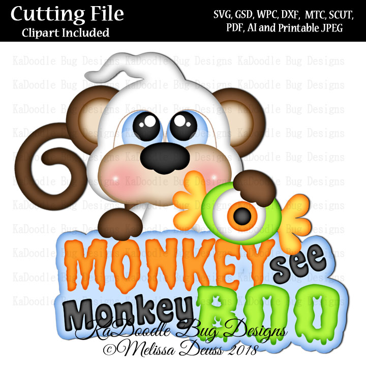 Cutie KaToodles - Monkey See Monkey Boo