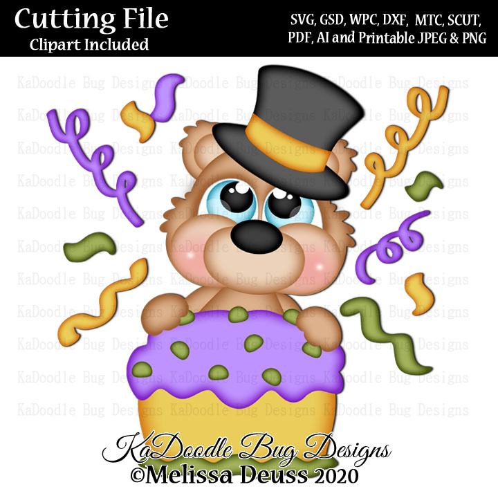 Cutie KaToodles - New Year Cake Bear