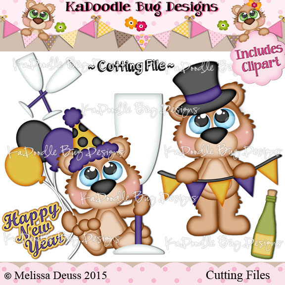Cutie KaToodles - New Year Bears