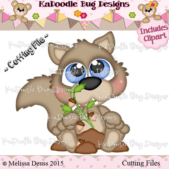 Cutie KaToodles - Nut Tree Squirrel - Click Image to Close